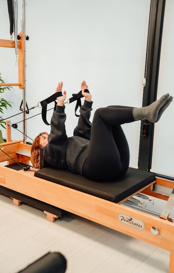 Séance de Pilates sur reformer